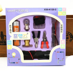 DIY Electrical Circuit Learning Set for Kids – Safe Educational Science Experiment Kit for Building Basic Circuits,