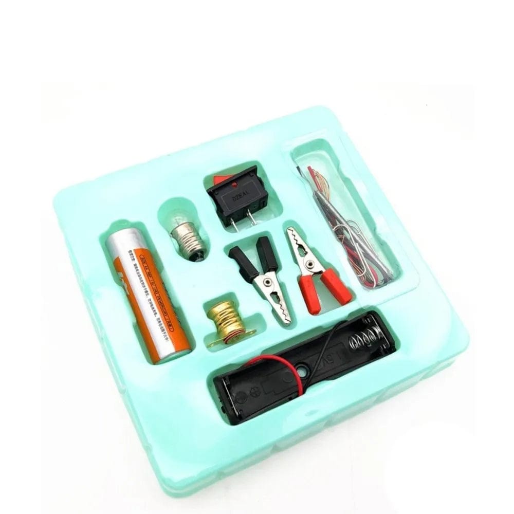 DIY Electrical Circuit Learning Set for Kids – Safe Educational Science Experiment Kit for Building Basic Circuits,