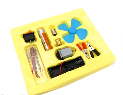 Bulb and Fan Electric Science Experiment Kit for Kids and Adults – DIY STEM Educational Toy
