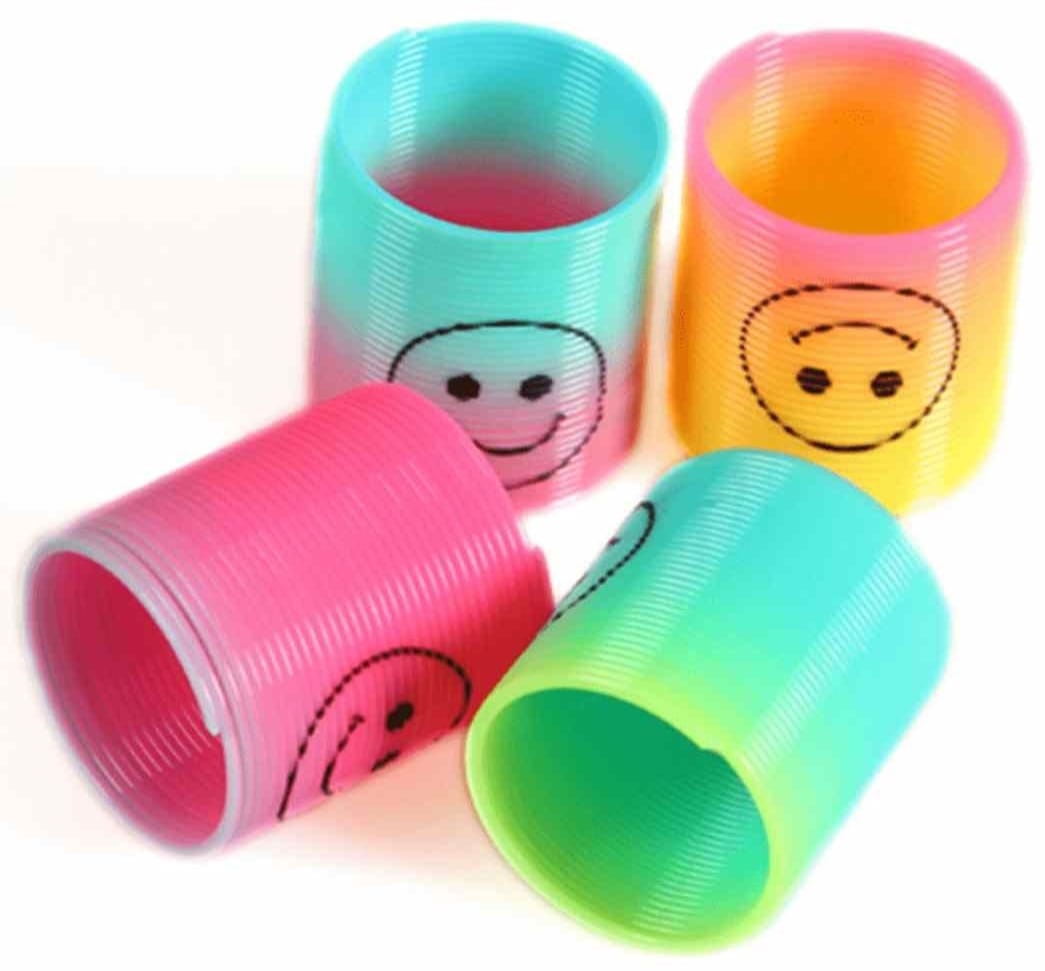 Pack of 12 Magic Slinky Spring Finger Fidget Toys – Stress Relief Sensory Toy for Kids & Adults,