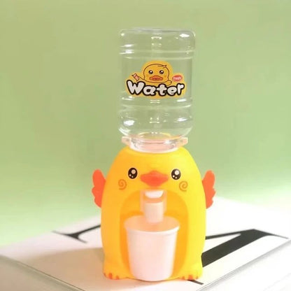 Mini Duck Water Dispenser Toy Drinking Fountain – Cute Yellow Duck Design with Realistic Water Flow, Eco-Friendly ABS Material