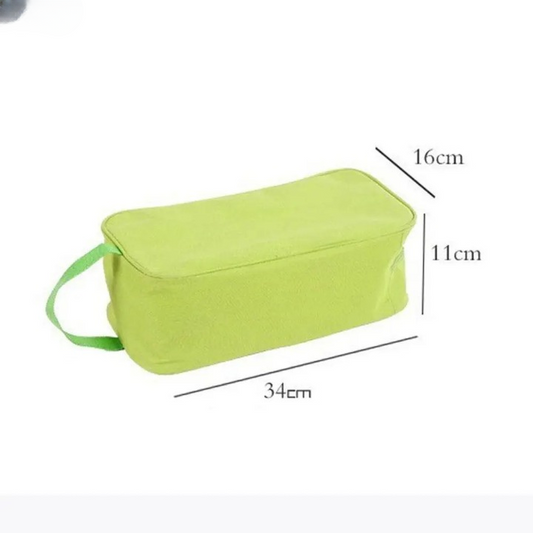 Waterproof Travel Shoe Bag – Portable Ventilated Gym Organizer for Sports Shoes, Yoga, Basketball & Football – Odor-Proof (Random color)