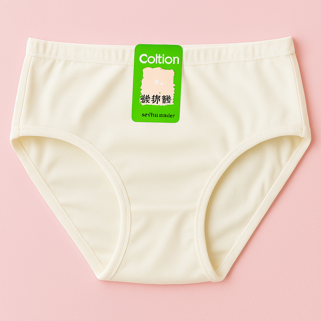 Jersey Plain Panties for Women – Soft, Comfortable & Lightweight Everyday Underwear, Available in Sizes S, M, L (Beige)