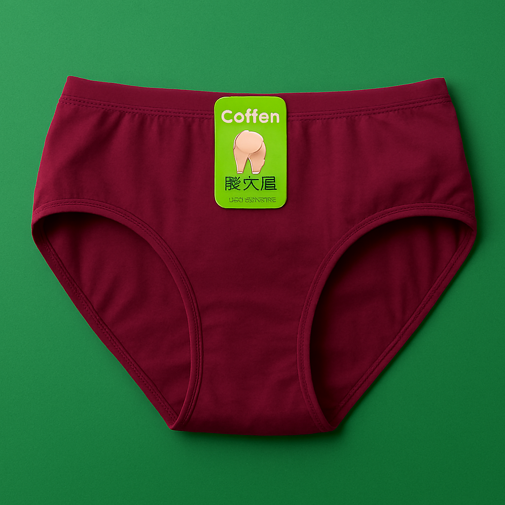 Jersey Plain Panty for Women – Soft, Lightweight & Comfortable Everyday Underwear, Breathable Jersey Fabric in Maroon
