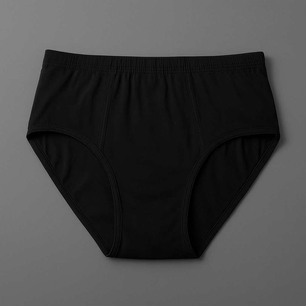 Jersey Plain Panty for Women – High Quality Soft & Lightweight Fabric, Black (S, M, L)