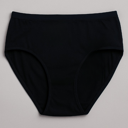 Jersey Plain Panty for Women – High Quality Soft & Lightweight Fabric, Black (S, M, L)