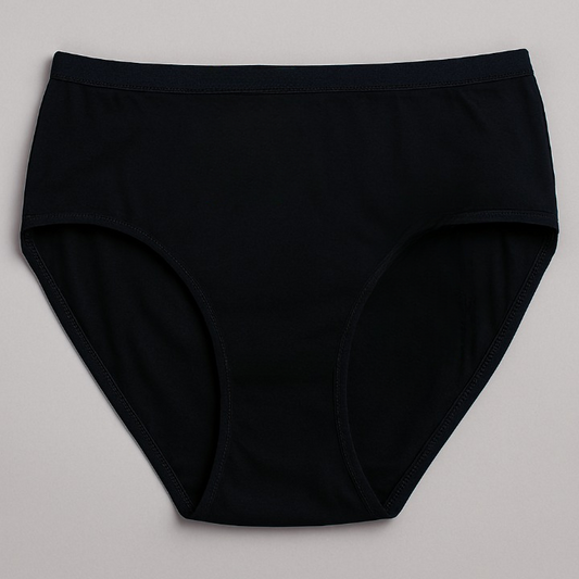 Jersey Plain Panty for Women – High Quality Soft & Lightweight Fabric, Black (S, M, L)