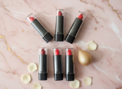Casual Use Creamy Lipstick – Bold & Smooth Shades of Red | Long-Lasting, Moisturizing & Easy Glide Formula for Daily Wear