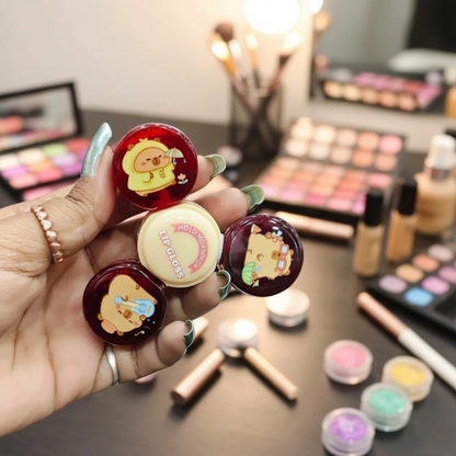 3 in 1 Spinner Lip Gloss/Tint – Hydrating Liquid Lip Color, Glossy & Vibrant Finish, Multicolor Red Shades, Long-Lasting Shine & Moisturizing Formula