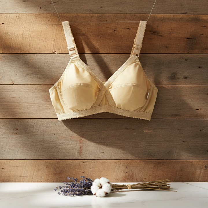 Cotton Cross Style Plus Size Bra for Women – Comfortable Everyday Wear, Soft Breathable Fabric, Sizes 44, 46, 48, 50
