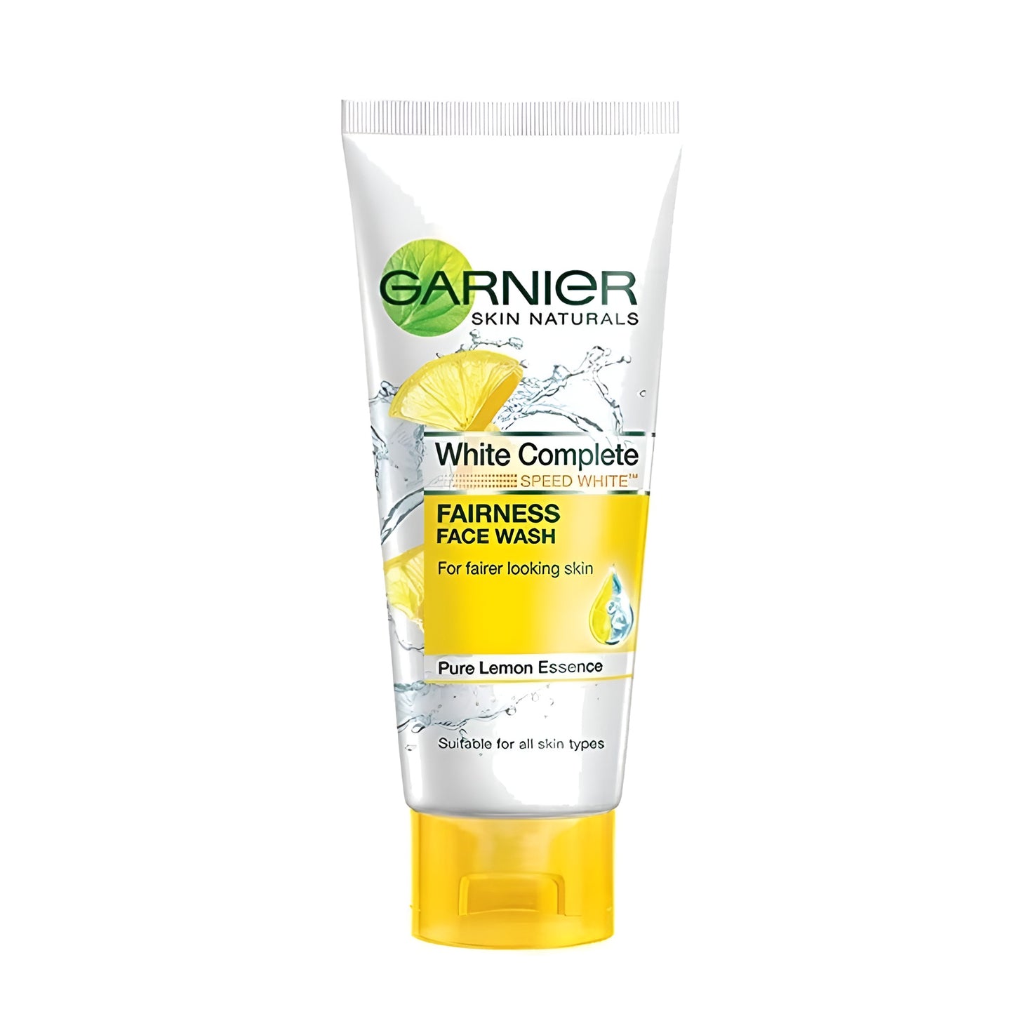 Garnier Pure Lemon Essence Face Wash – 100g Brightening Daily Cleanser for Fresh, Oil-Free & Radiant Skin | Gentle Liquid Formula
