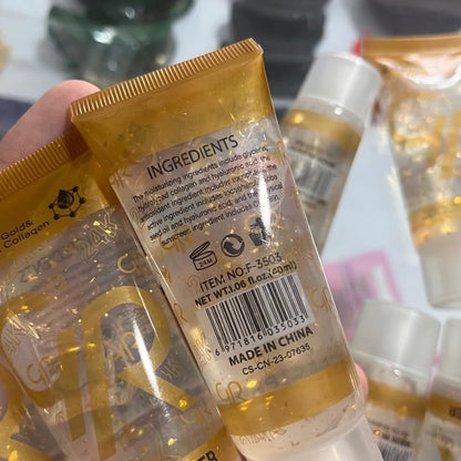 GR 24K Gold & Collagen Primer – Luxury Makeup Base with Radiance Glow, Skin Hydration, Oil Control, Anti-Aging & Firming Formula for Smooth, Flawless & Long-Lasting Makeup