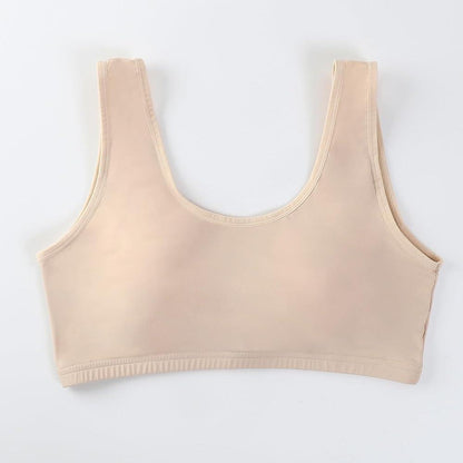Malai Stuff Non-Padded Bra for Teenagers – Lightweight & Comfortable Everyday Wear | Plain Beige, Sizes 28, 30, 32, 34, Cups A & B