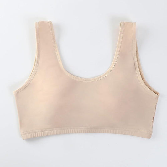 Malai Stuff Non-Padded Bra for Teenagers – Lightweight & Comfortable Everyday Wear | Plain Beige, Sizes 28, 30, 32, 34, Cups A & B