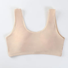 Malai Stuff Non-Padded Bra for Teenagers – Lightweight & Comfortable Everyday Wear | Plain Beige, Sizes 28, 30, 32, 34, Cups A & B