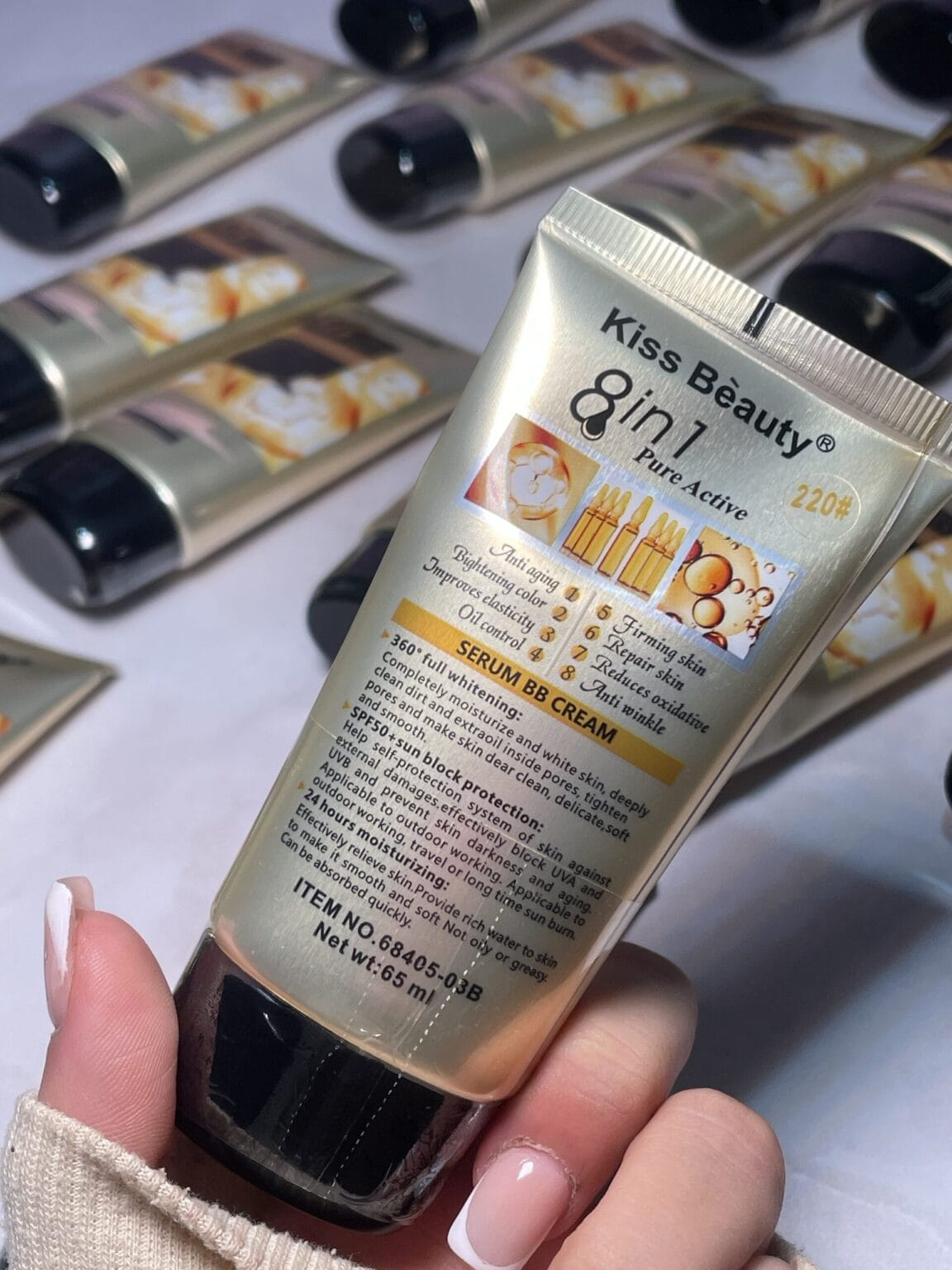 8-in-1 BB Collagen Liquid Foundation – Full Coverage, Long Lasting & Hydrating (65ml, Shades 110 & 115)