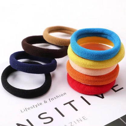 Pack Of 14Pcs Multicolor Hair Ponies For Girls | Soft And Stretchable Hair Bands | Stylish Elastic Hair Ties For Daily Wear And Fashion Hairstyles