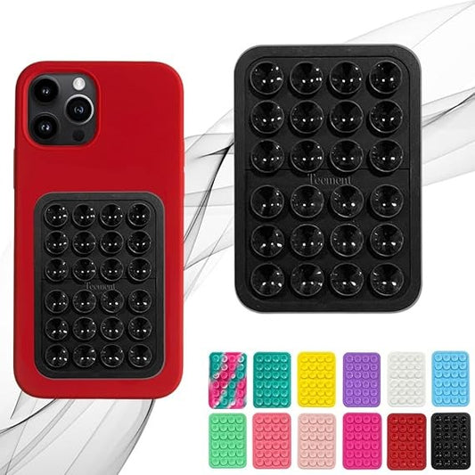 Mobile Bubble Grip | Silicone Suction Both Side Bubble Grip Cup Phone Strong Holder For Hands-Free Use | Universal Mobile Phone Stand (Random Color)