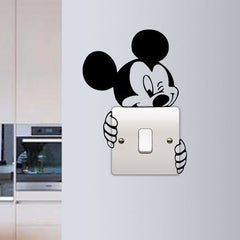 Miki Mouse Shape Wooden Wall Art – Cute Animal Design Decorative Wooden Piece For Home, Kids Room, Or Office Wall Decor (5 Inches)