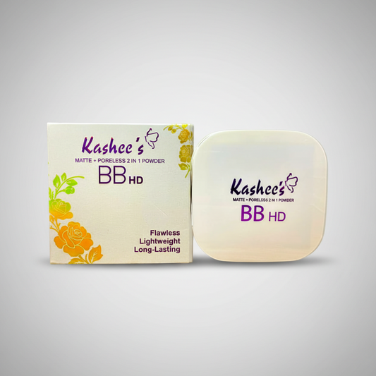 Kashees 2 In 1 Flawless BB HD Face Powder – Dual Action Brightening And Smoothing Powder For Perfect Coverage And Long-Lasting Matte Finish