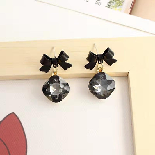 AWJ-166 Bow Shape Korean Earrings