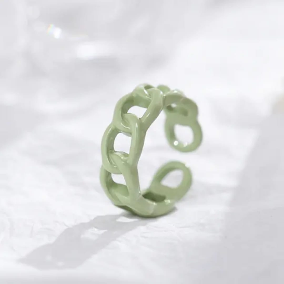 BRJ-180 Metal Funky Korean Rings