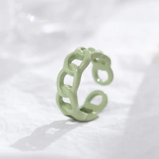 BRJ-180 Metal Funky Korean Rings