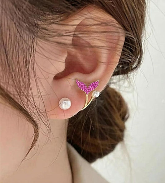 AUJ-939 Korean Fish Tail Earrings