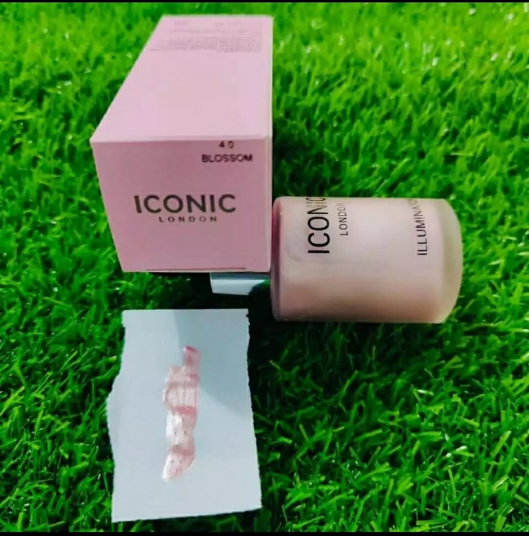 Iconic London Illuminator Highlighter Drops Ultra Glow Liquid Highlighter Radiant Finish Luminous Shine - Golden