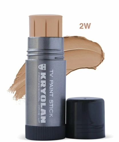 Kryolan TV Paint Stick Foundation Offering Professional Coverage With Smooth Application And Long Lasting Finish - 2W