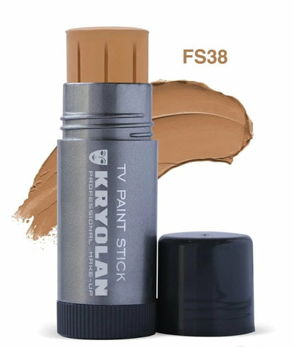 Kryolan TV Paint Stick Foundation Offering Professional Coverage With Smooth Application And Long Lasting Finish - 2W