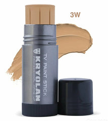 Kryolan TV Paint Stick Foundation Offering Professional Coverage With Smooth Application And Long Lasting Finish - 2W