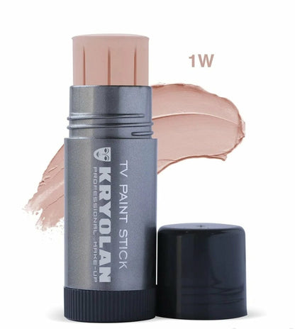 Kryolan TV Paint Stick Foundation Offering Professional Coverage With Smooth Application And Long Lasting Finish - 2W