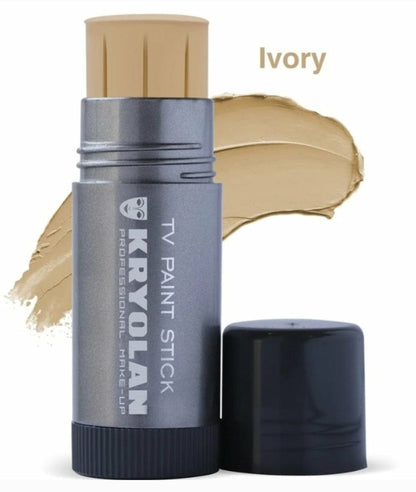 Kryolan TV Paint Stick Foundation Offering Professional Coverage With Smooth Application And Long Lasting Finish - 2W