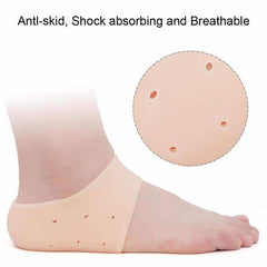 Silicone Gel Heel Pad Socks | Pain Relief & Anti‑Crack | 1 Pair Heel Guards & Protectors for Men & Women