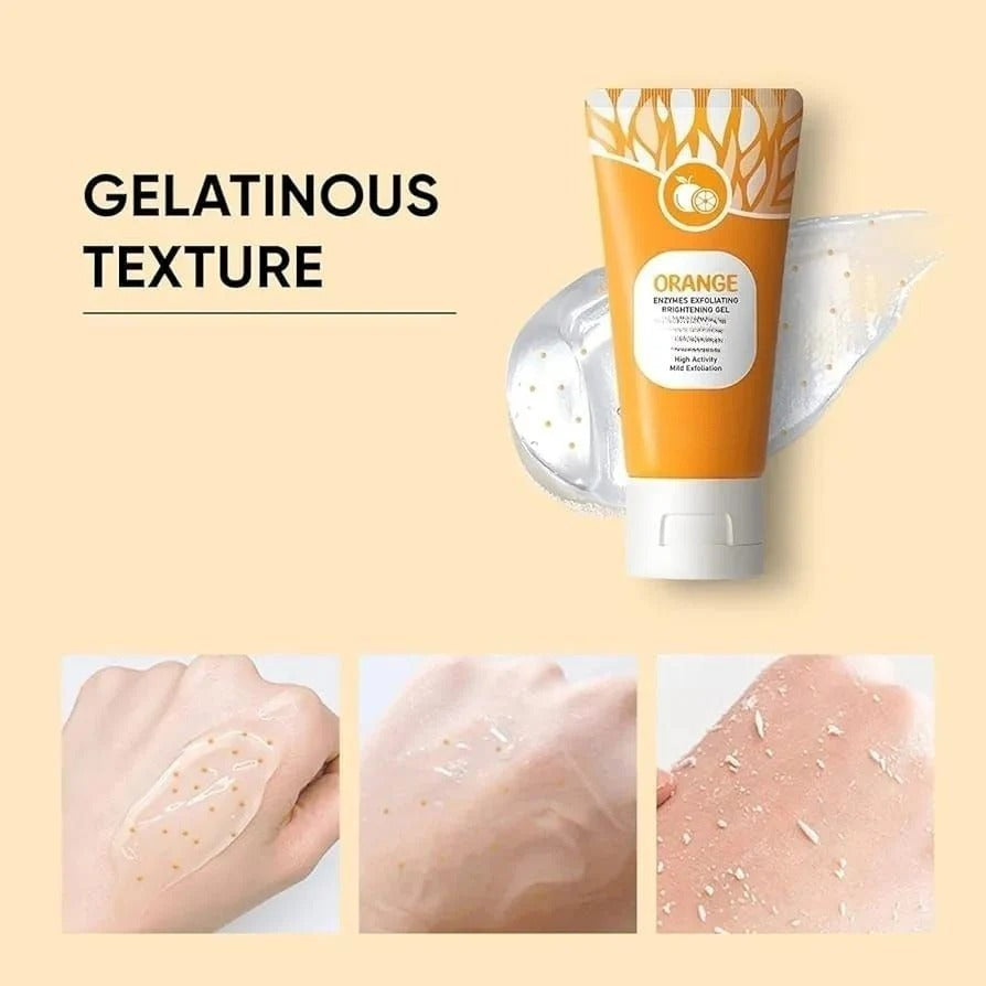 Orange Exfoliating Dead Skin Remover Gel | 120ml | Smooth & Refreshing Skin Care - Without Box (GegeMoon)