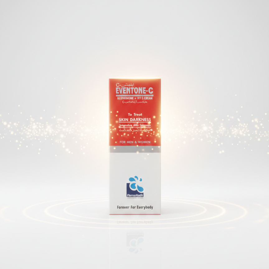 Eventone-C Glutathione & Vitamin C Cream – Intensive Skin Fairness & Dark Spot Care for Men & Women