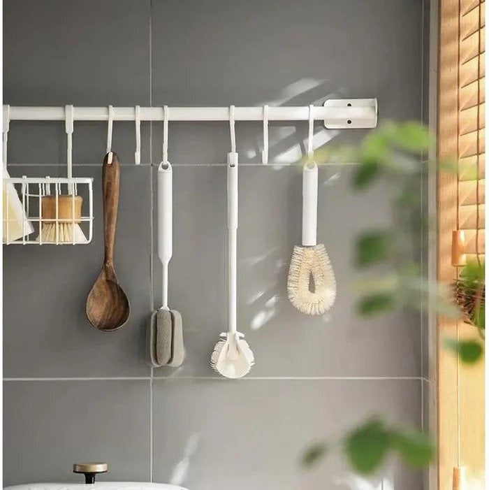 Silicone Long Handle Cleaning Brush for Deep Mug and Bottle Washing