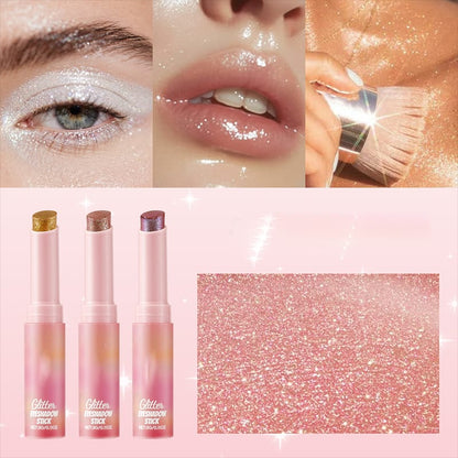 2 In 1 Jelly Shiny Shimmering Eyeshadow Stick | Long Lasting Glow Makeup Stick | Shades 1
