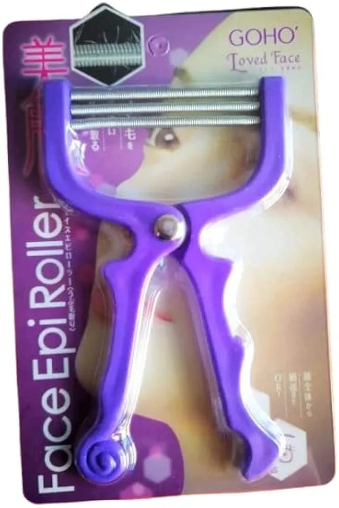 Face Hair Remover Epilator – Handheld Spring Face EpiRoller for Facial Hair Removal