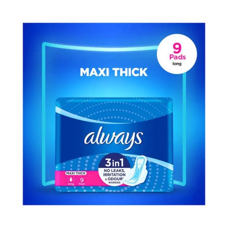 Always 9 Pcs Cotton Sanitary Pads – Soft, Comfortable & Reliable Protection