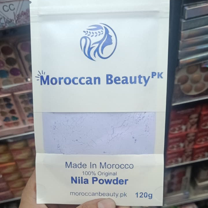 Moroccan Beauty Nila Powder | Blue Nila Skin Whitening Powder 120g | Best Quality Nila Powder