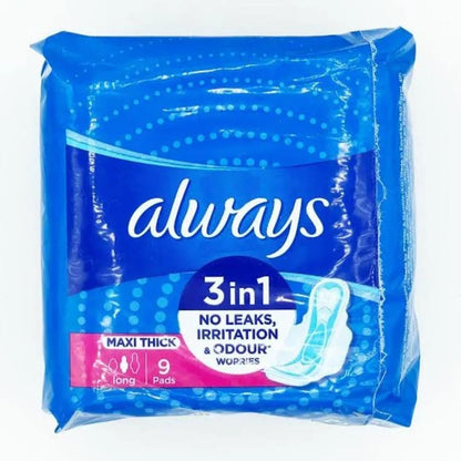 Always 9 Pcs Cotton Sanitary Pads – Soft, Comfortable & Reliable Protection