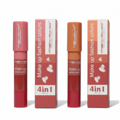 4 in 1 Multicolor Lipstick and Eyeshadow Stick – Creamy Makeup Stick ~ Pink Shade