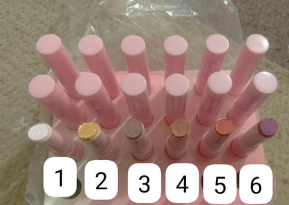 Multipurpose Jelly Highlighter Stick – Creamy Glitter Eyeshadow, Lip Balm & Face Highlighter