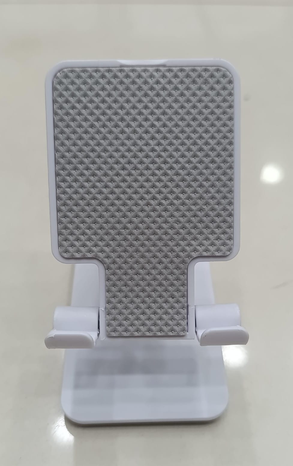 Adjustable Desktop Phone Holder Stand – Universal Mobile Stand with Angle & Height Adjustment | Foldable Anti-Slip Cell Phone Holder for All Smartphones