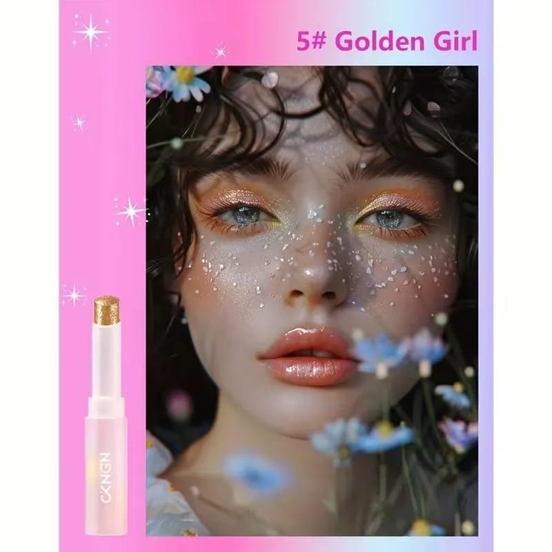 2 In 1 Jelly Shiny Shimmering Eyeshadow Stick | Long Lasting Glow Makeup Stick | Shades 1