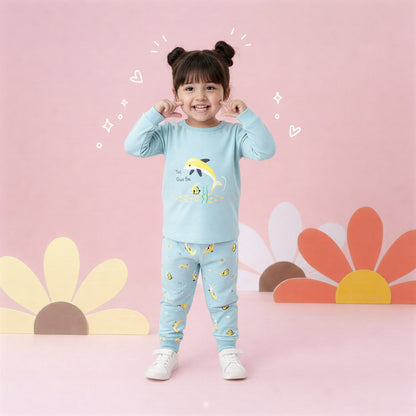 Dolphin Printed Kids Wear Set