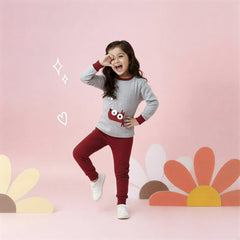 Cartoon Printed Kids Wear Set