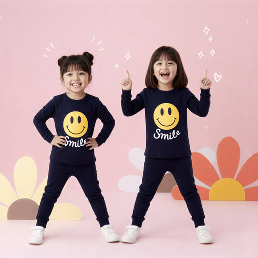 Smile Printed Kids Wear Set